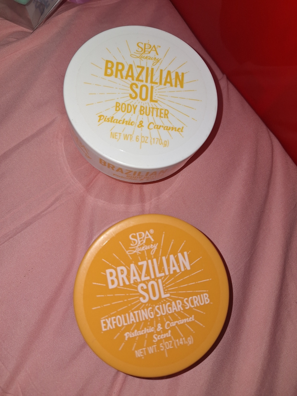 Brazilian Sol Exfoliating Sugar Scrub With Matching Body Butter-